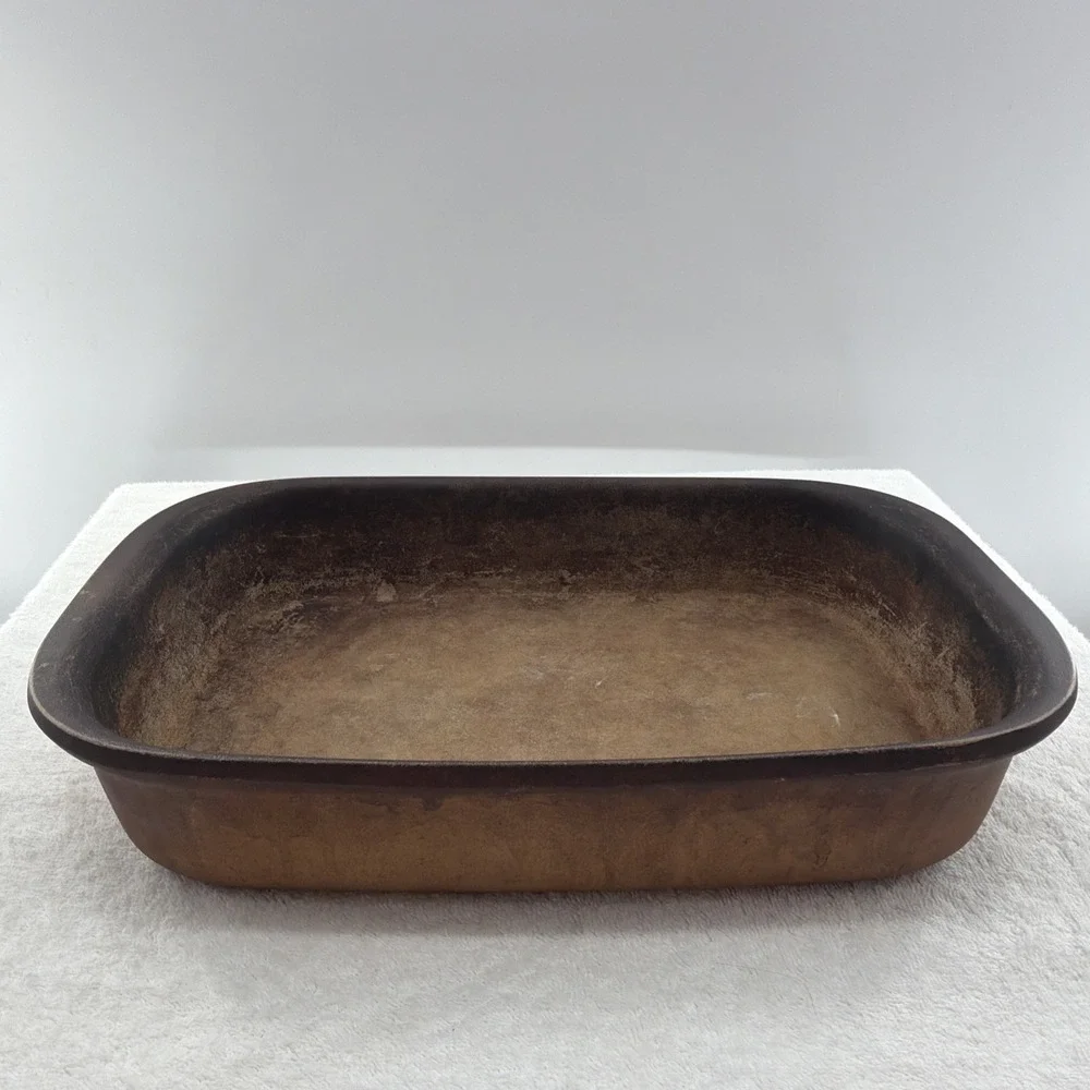 Pampered Chef Stoneware Lasagna Pan Family Heritage Casserole Baking Dish 15 x 9